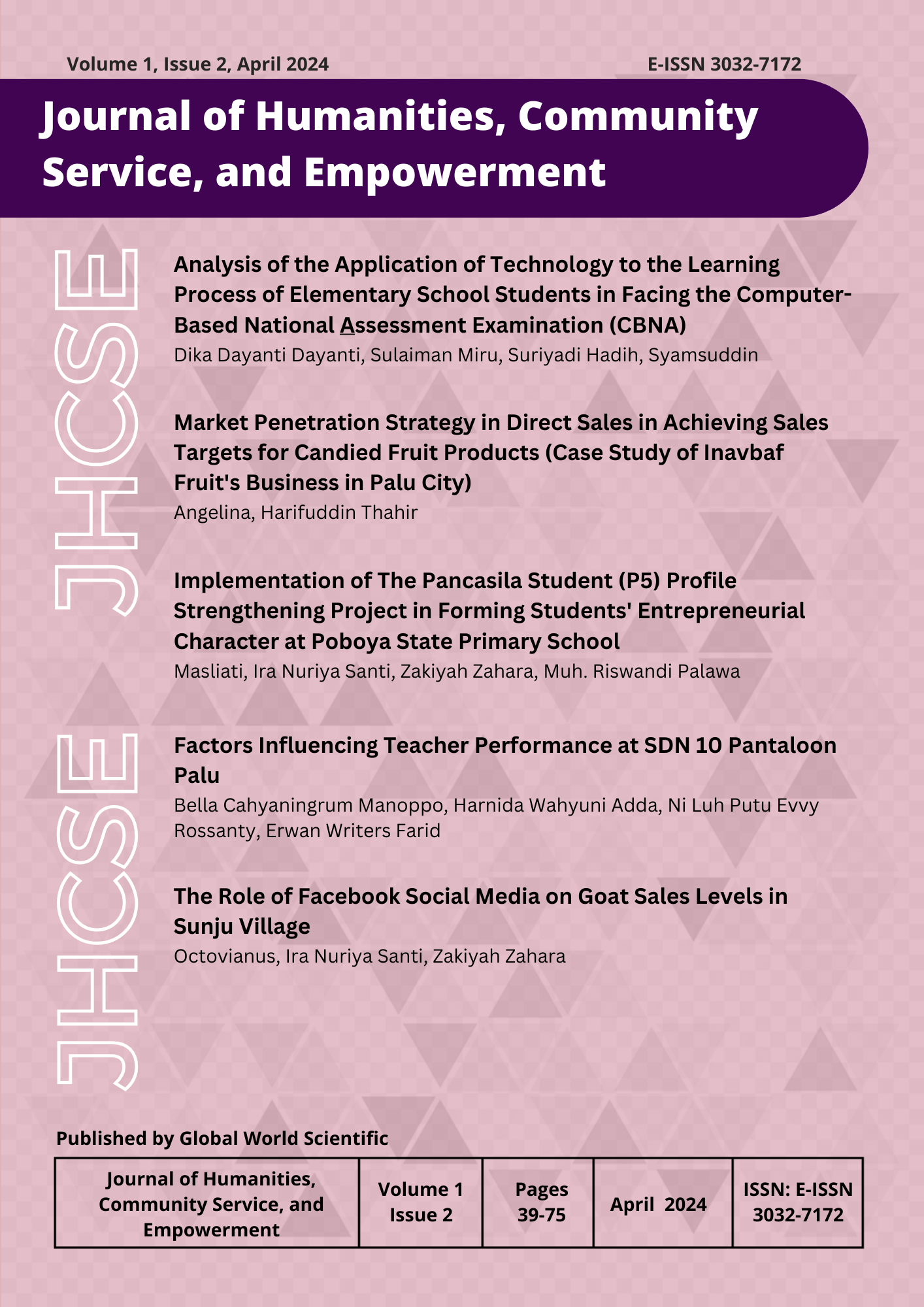 					View Vol. 1 No. 2 (2024)
				